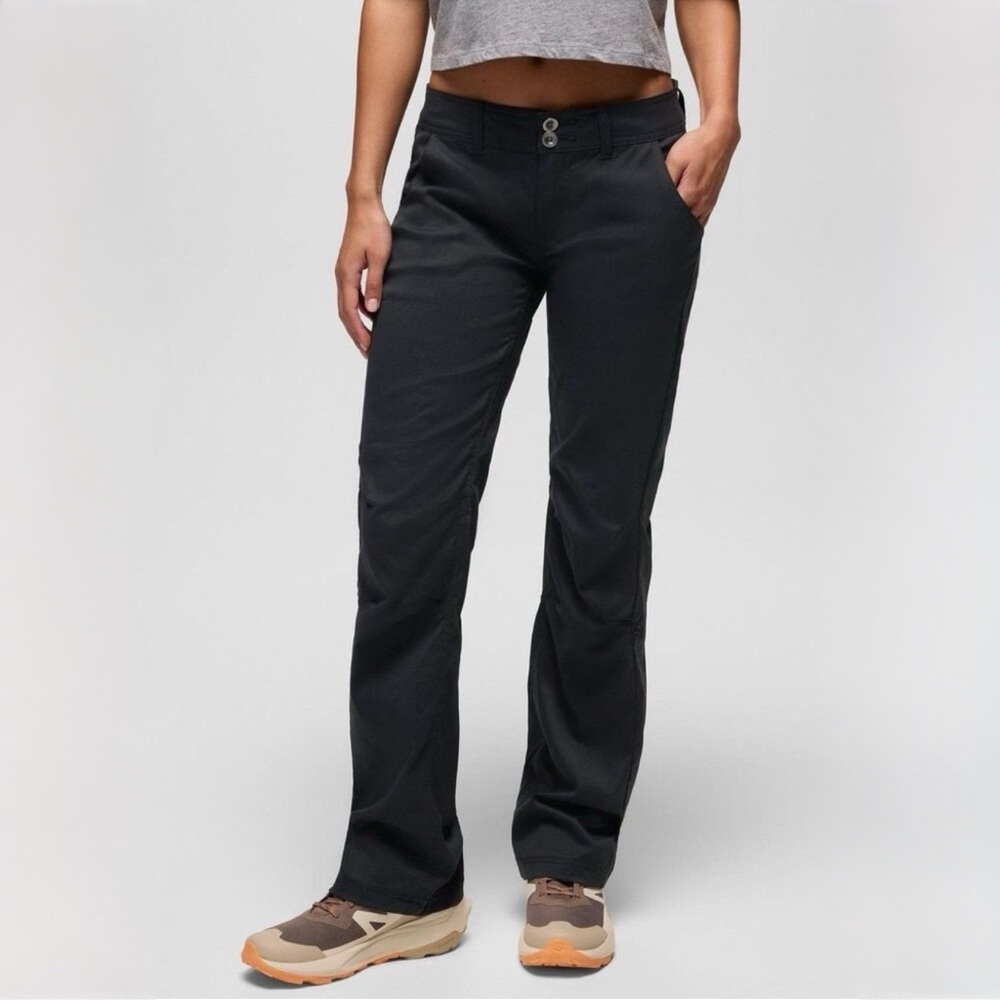 Prana Black Lightweight Straight-Leg Women's Pants